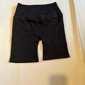 Spiritual Gangster Black Bike Shorts NWOT